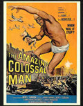 amazing colossal man sci fi movie poster 1957 Advert A4 Photo Print