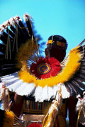 amazonian festival headdress1980s 1990s A4 Photo Print