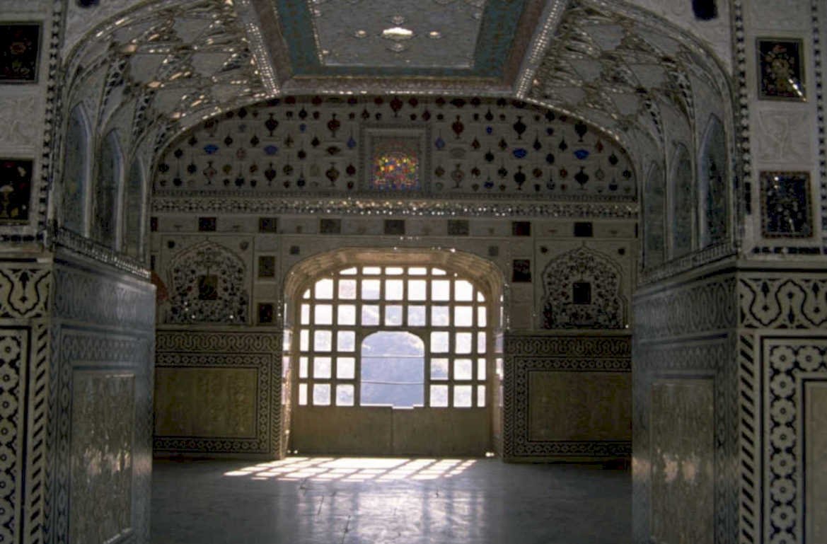 amber fort corridor 1980s 1990s A4 Photo Print