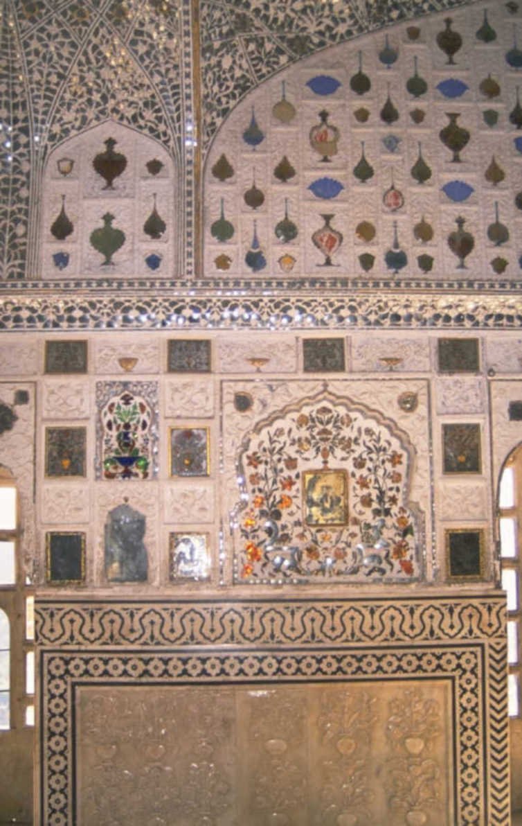 amber fort mirror 1980s 1990s A4 Photo Print