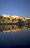 amber fort reflection 2 1980s 1990s A4 Photo Print