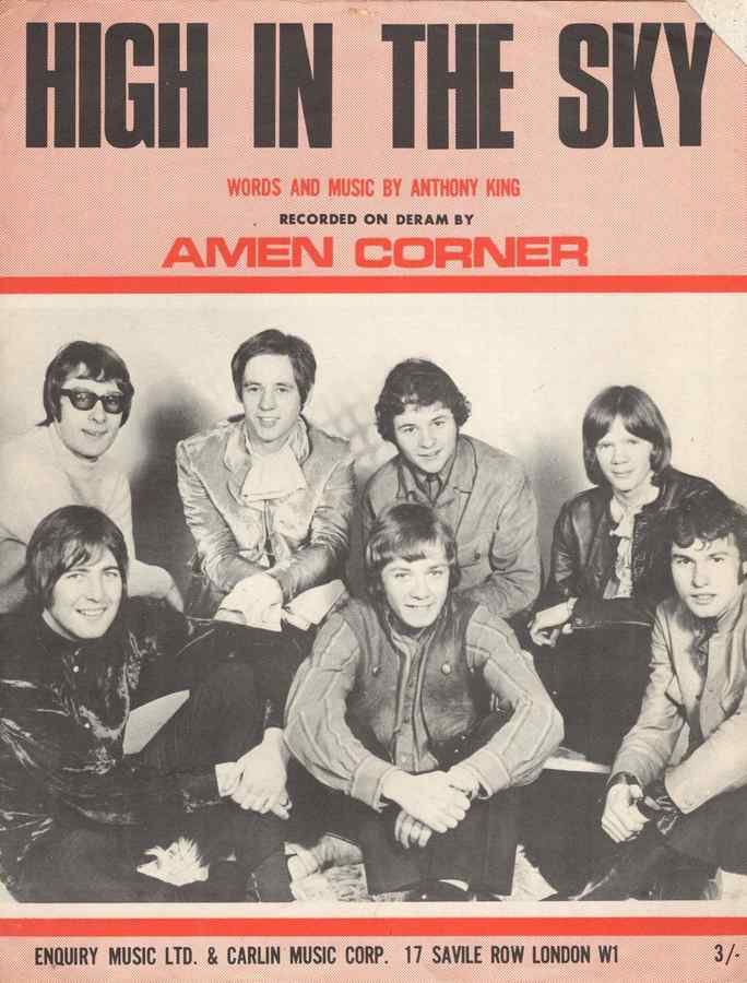amen corner high in the sky sheet music 178291 A4 Photo Print
