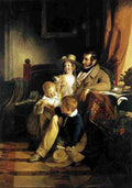 amer Rudolf von Arthaber and Children Art A4 Photo Print