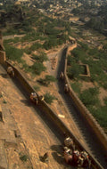 amer fort camels 1980s 1990s A4 Photo Print