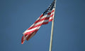 american flag scene Vintage A4 Photo Print