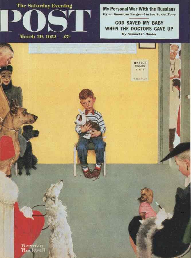 american old vets waiting room russian war advertising 160261 A4 Photo Print