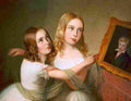 amerling Two Sisters Art A4 Photo Print