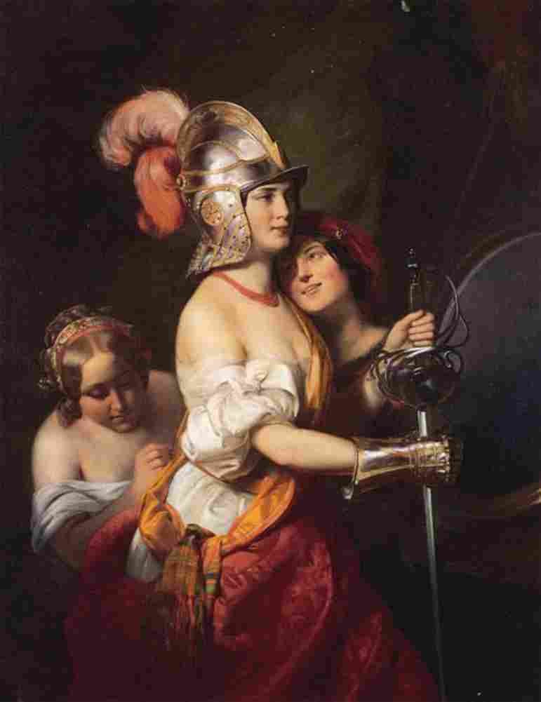 amerling the armed maiden Art A4 Photo Print