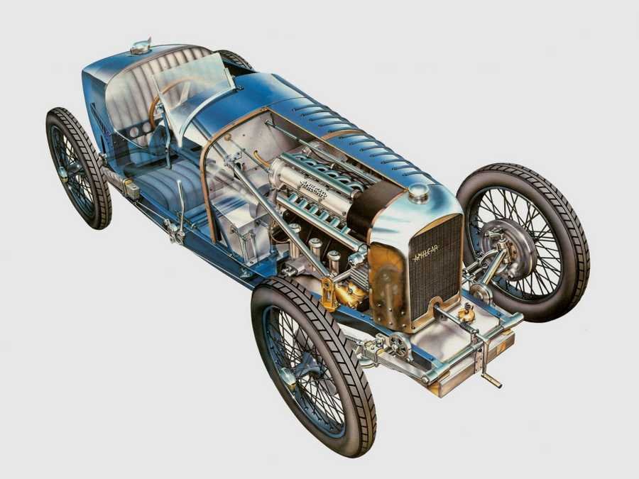 amilcar cutaway A4 Photo Print