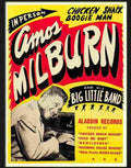 amos milburn concert poster 1950s Advert A4 Photo Print
