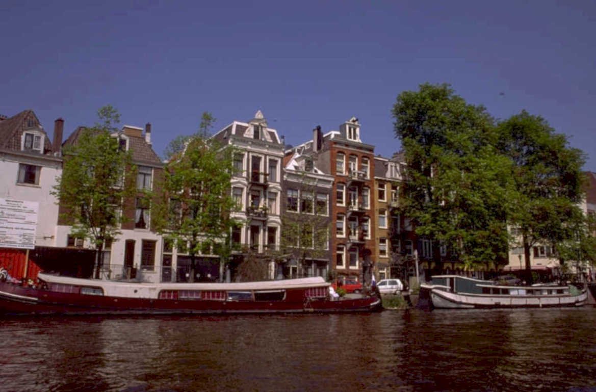 amsterdam canal houses 1980s 1990s A4 Photo Print 44