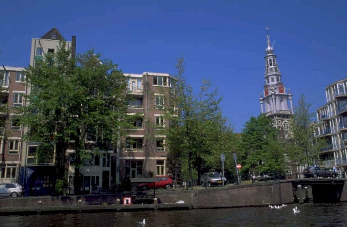 amsterdam canal view 1980s 1990s A4 Photo Print