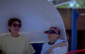amusement park family Vintage A4 Photo Print