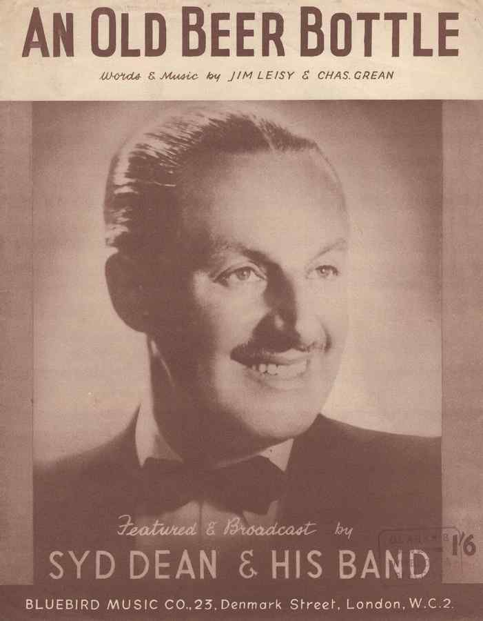 an old beer bottle syd dean antique sheet music 169653 A4 Photo Print