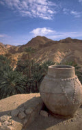 ancient clay jar 1980s 1990s A4 Photo Print