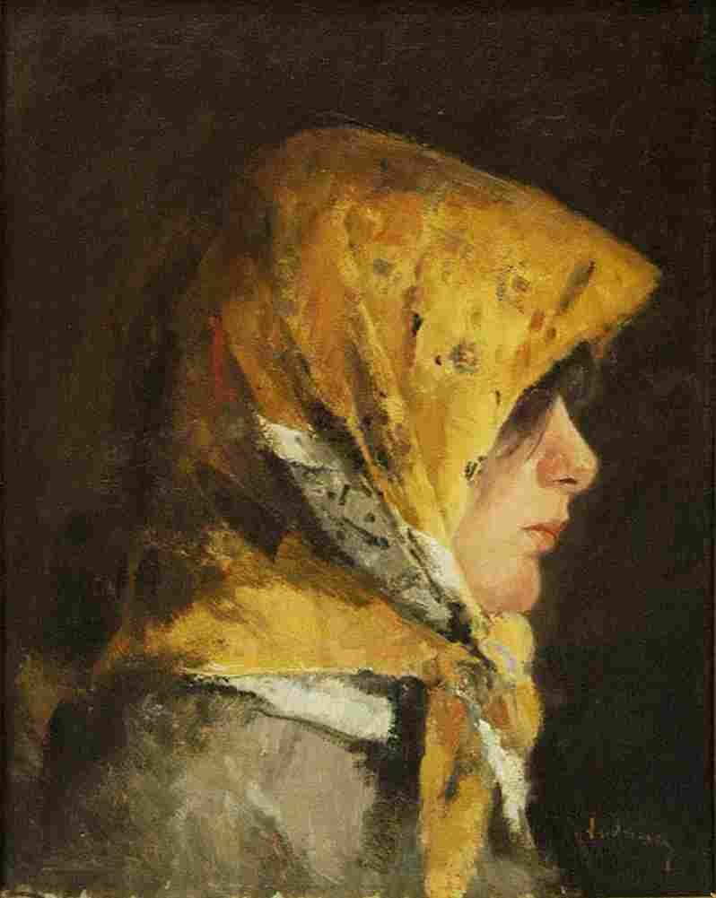and Peasant Girl Art A4 Photo Print