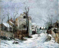 and Winter in Barbizon Art A4 Photo Print