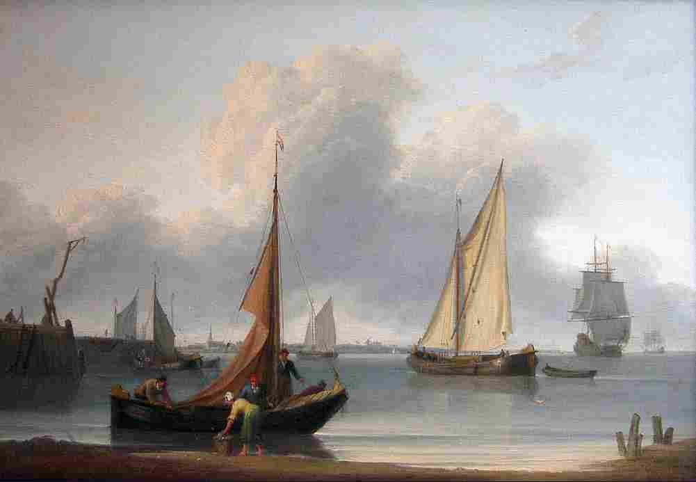 anderson Dutch Coastal Scene Art A4 Photo Print