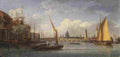 anderson London Bridge with Saint Pauls Cathedral Art A4 Photo Print