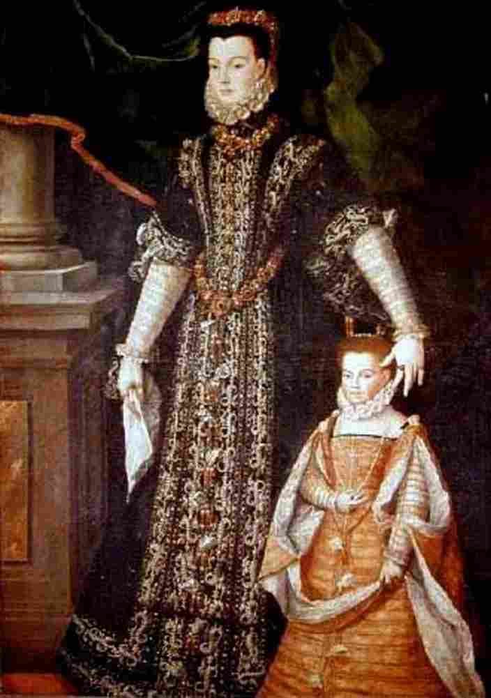 ang Diane d Andouins and her daughter Art A4 Photo Print