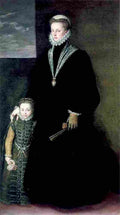 ang Juana of Austria with a Girl Art A4 Photo Print