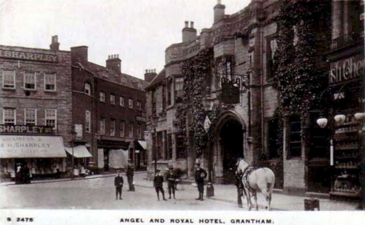 angel royal hotelVintage 1880s 1900s A4 Photo Print