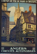 angers Advert A4 Photo Print