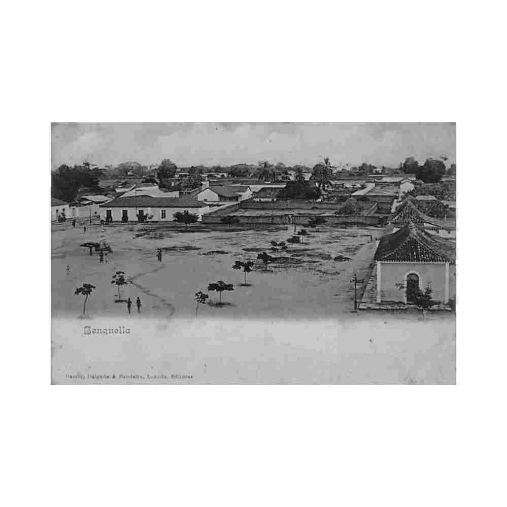 angola benguela bird s eye view osorio delgado bandeira Vintage A4 Photo Print