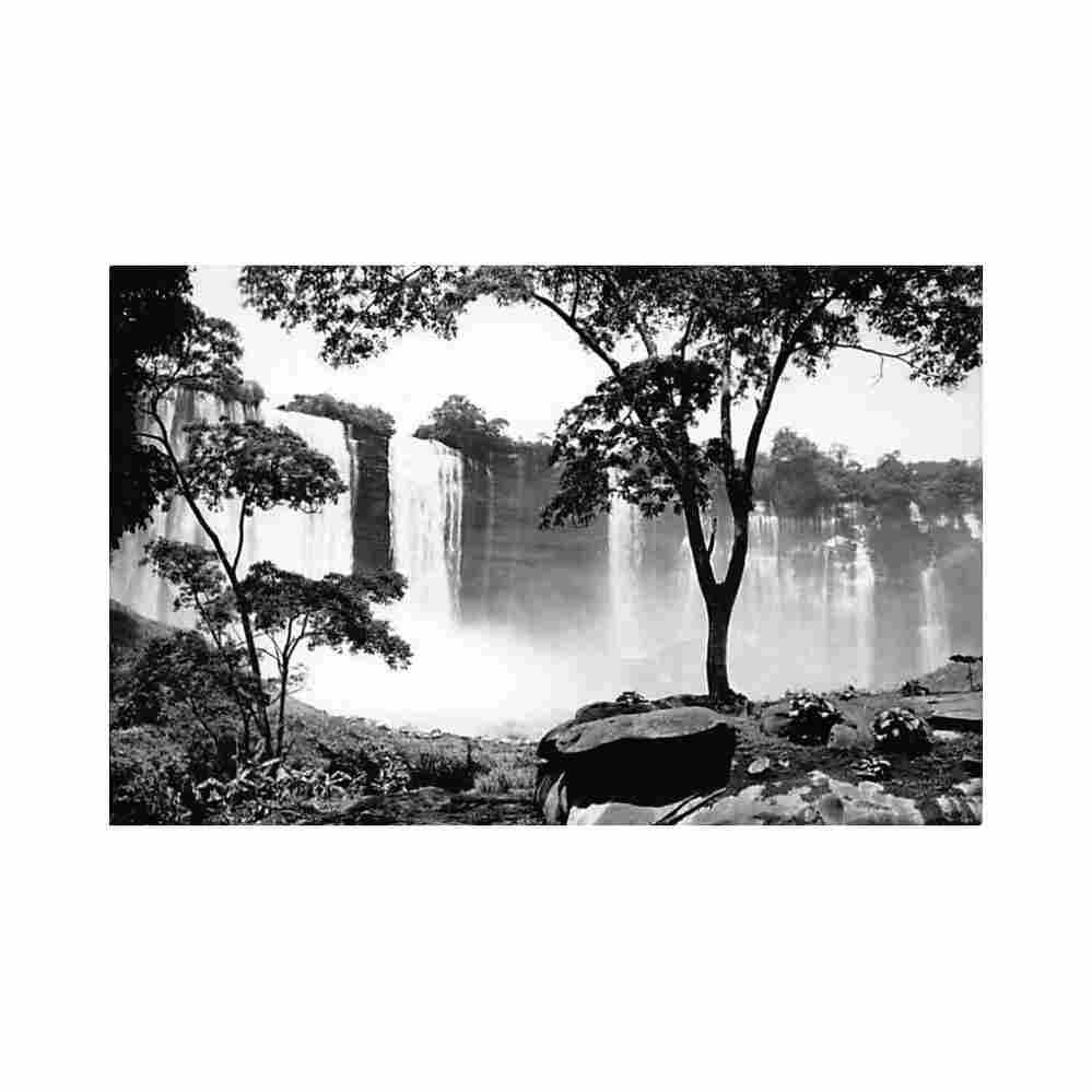 angola duque de braganca waterfalls direccao dos servicos de economica Vintage A4 Photo Print