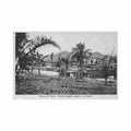 angola hanha do norte native bridge on cubal river Vintage A4 Photo Print