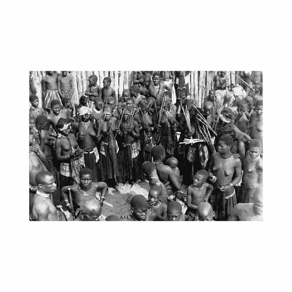 angola indigens do sul southern natives a de sousa Vintage A4 Photo Print