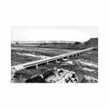 angola mocamedes bridge on giraul river direccao dos servicos de economica Vintage A4 Photo Print