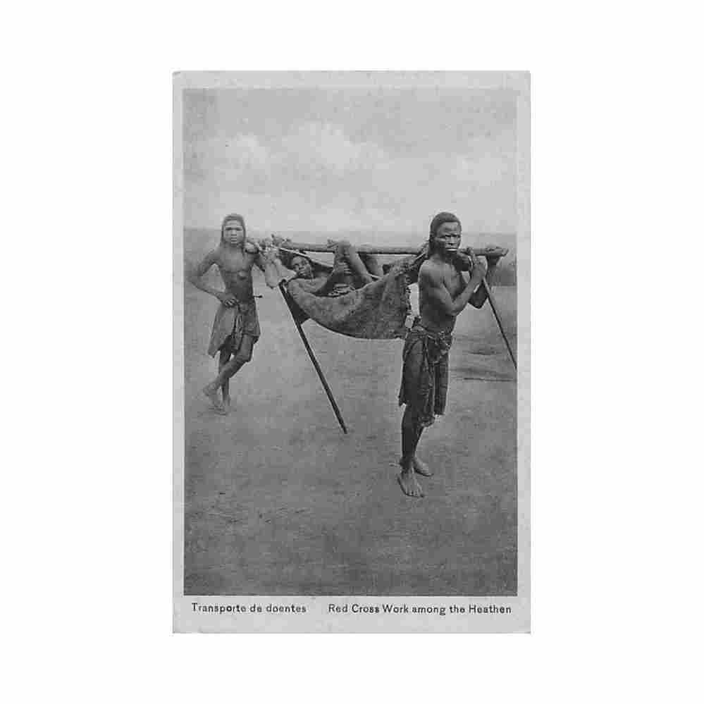 angola red cross work among the heathen casa 31 de janeiro Vintage A4 Photo Print