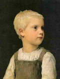 ank Portrait of a Boy Art A4 Photo Print
