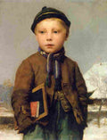 ank School Boy Art A4 Photo Print