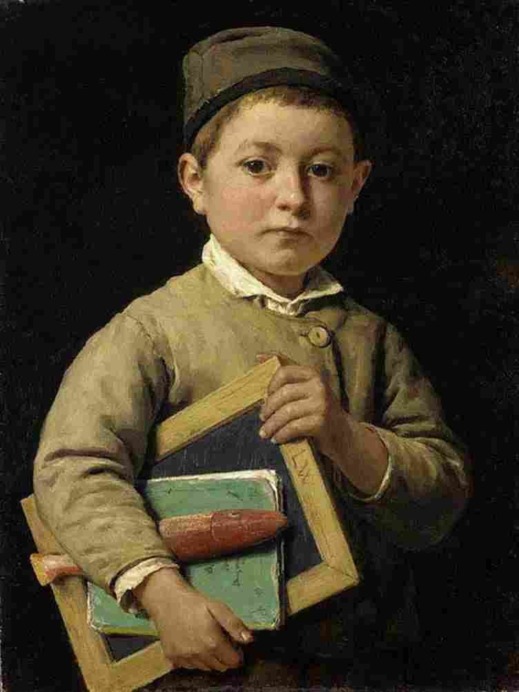 ank Schoolboy Art A4 Photo Print