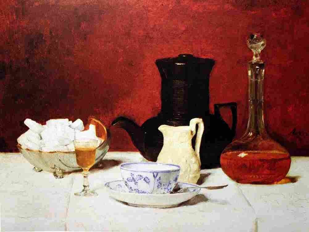 ank Still life Coffee and Cognac Art A4 Photo Print