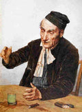ank The Absinthe Drinker Art A4 Photo Print