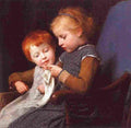 ank The Little knitters Art A4 Photo Print
