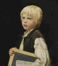 anker a schoolboy Art A4 Photo Print