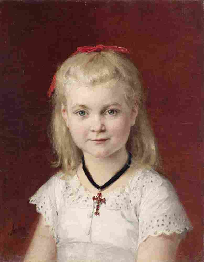 anker emilie weiss Art A4 Photo Print