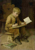 anker writer boy Art A4 Photo Print