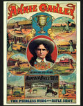 annie oakley western poster 1901 Advert A4 Photo Print