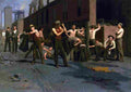 anschutz The Ironworkers Noontime Art A4 Photo Print