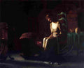 anschutz Woman in a Rocking Chair Art A4 Photo Print
