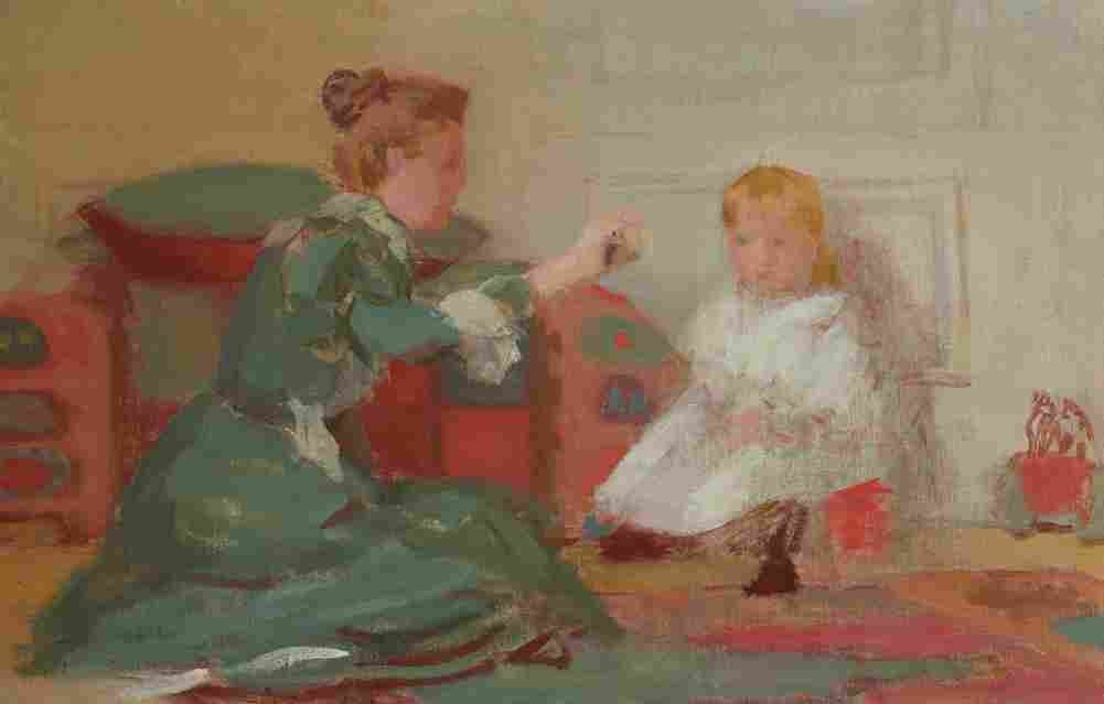 anshutz mother and child Art A4 Photo Print