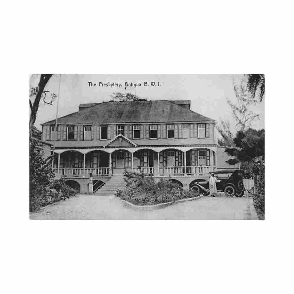antigua st john s the presbytery jose anjo Vintage A4 Photo Print