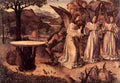 antonello Appearance of three Angels before Abraham Art A4 Photo Print