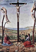 antonello Crucifixion three Art A4 Photo Print