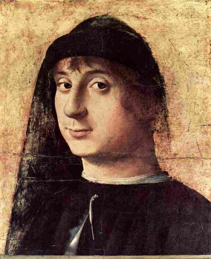 antonello Portrait of a Man Four Art A4 Photo Print